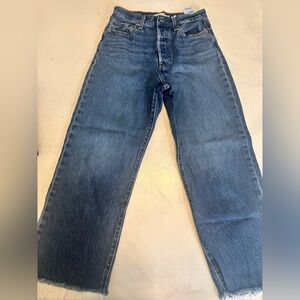 Levi's PREMIUM Ribcage Ankle Straight Jeans